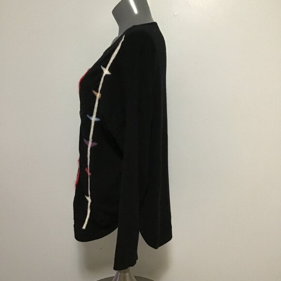 Gabby Isabella Crew Neck Multi Colour Heart Motif Sweater Size XL - Picture 6 of 12